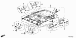 9390344420 - Interior/Bumper: SCREW, TAPPING (4X16) for Honda Image