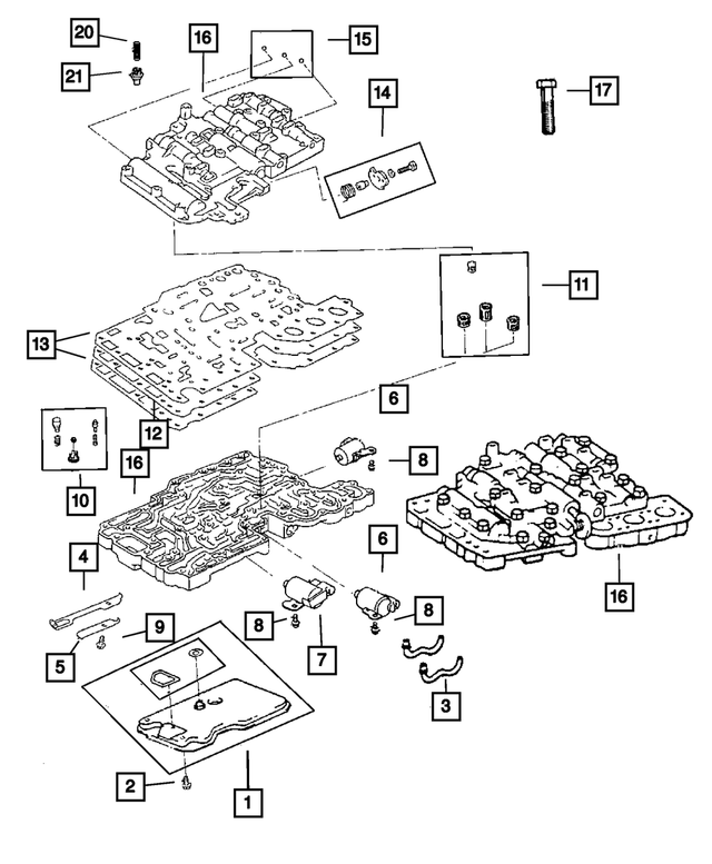 83504032AB - : Valve Body Filter for Mopar Image