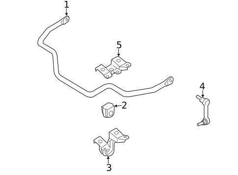 Stabilizer Bar & Components for 2003 INFINITI G35 #0