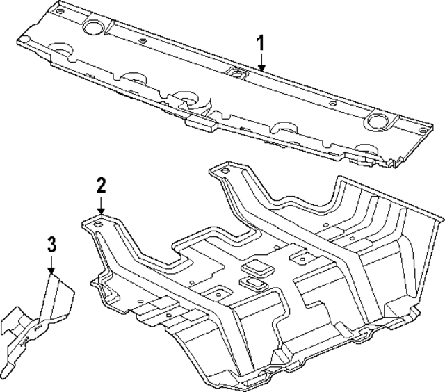 508117JA1B - : Splash Guard for INFINITI: QX80 Image