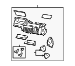 15297106 - HVAC: Upper Case for Chevrolet: HHR Image