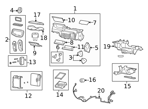 Heater for 2007 Chevrolet HHR #0