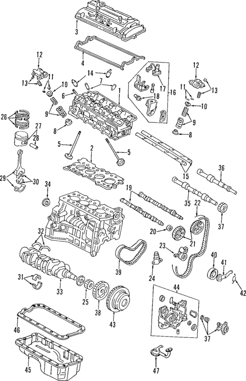 Engine for 1990 Honda Accord #3