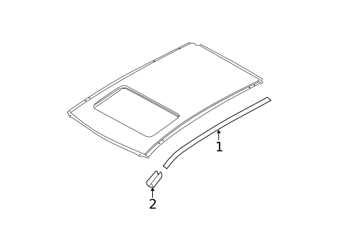 Exterior Trim - Roof for 2013 Nissan Juke #0