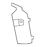 992807579BOK1 - Body: Bumper Cover Spacer Panel for Porsche: 911 Image