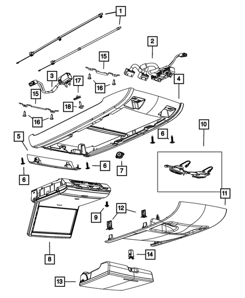 Consoles for 2014 Dodge Grand Caravan #3