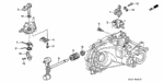 24474PK5000 - Transmission - Manual: BOOT, SHIFT LEVER for Honda Image