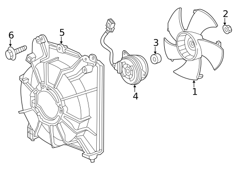 Cooling Fan for 2016 Honda CR-Z #0
