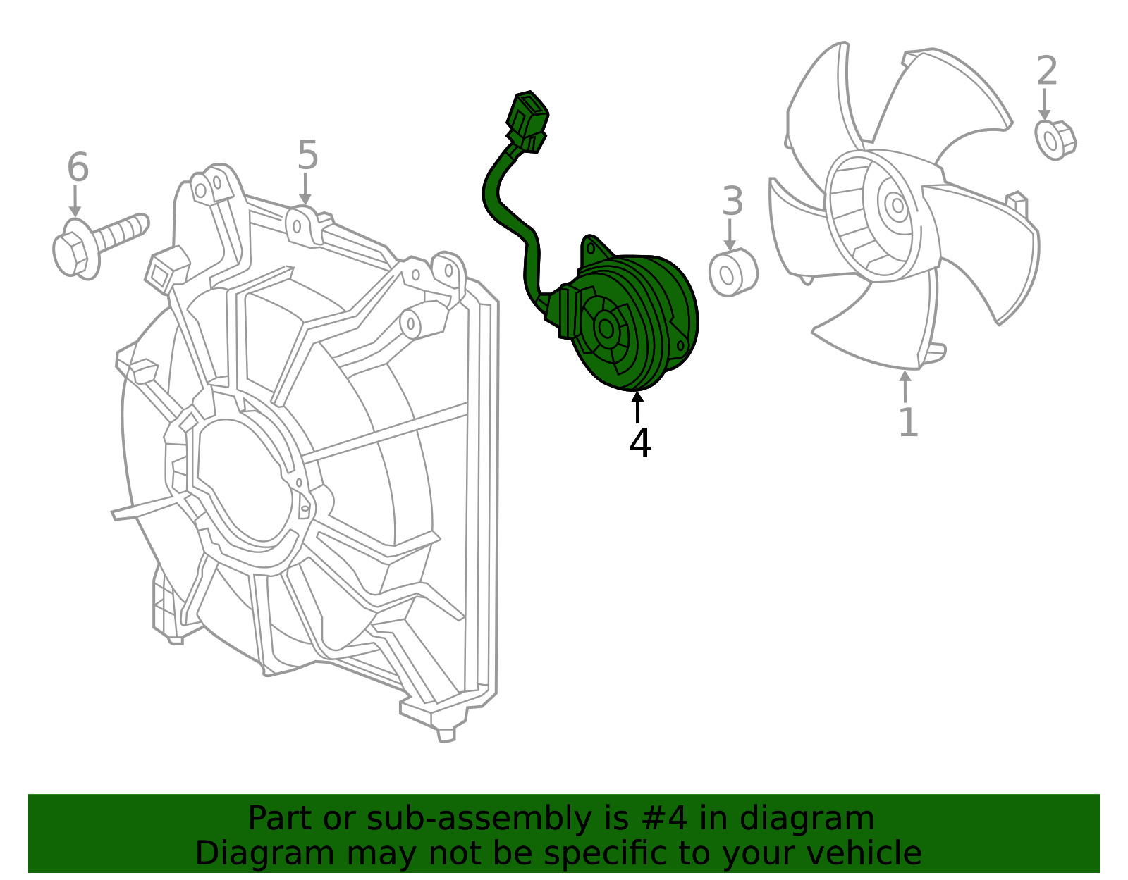 2009-2016 Honda Fan Motor 19030-RB0-014 | OEM Parts Online
