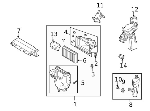Air Intake for 2003 INFINITI G35 #1