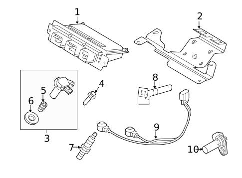 Secondary Ignition for 2014 Lincoln MKT #0