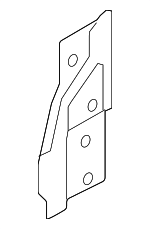 41145A37986 - Body: Pillar Reinforced for BMW: 740i, 750e xDrive, 760i xDrive, i7 Image