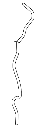 91390ZL00A - Body: Drain Hose for Nissan Image