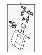 BR9A5740002 - Body: Seat Back Assembly for Mazda: 3 Image