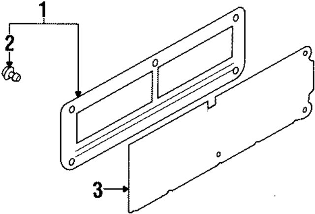 K01S6856096 - : Tailgate Trim Cover for Kia Image