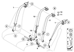 51461973909 - : Wing Nut for BMW Image