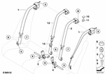 72117245886 - : Upper Belt Rear for BMW Image