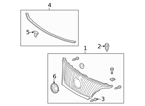 Grille & Components for 2010 Lexus RX450h #0
