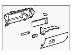 5532004021C0 - Body: Glove Box Assembly for Toyota: Tacoma Image