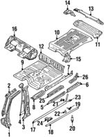MB835328 - : Inner Panel Assembly for Mitsubishi: Montero Image
