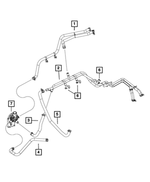 52014613AE - : Heater Supply And Return Hose for Ram: 1500, 1500 Classic Image