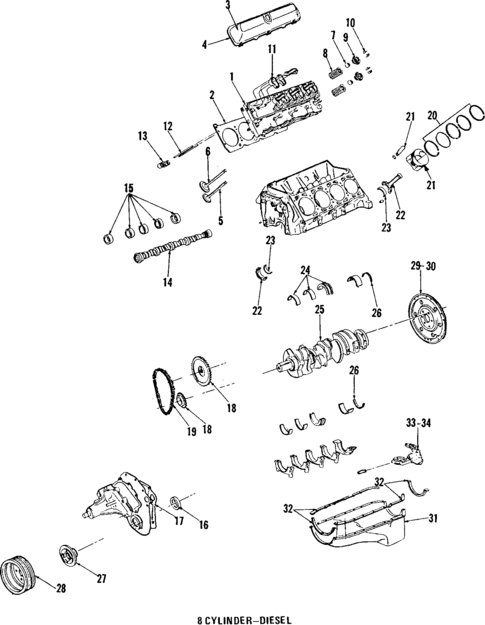 Engine Parts for 1985 Oldsmobile Toronado #0