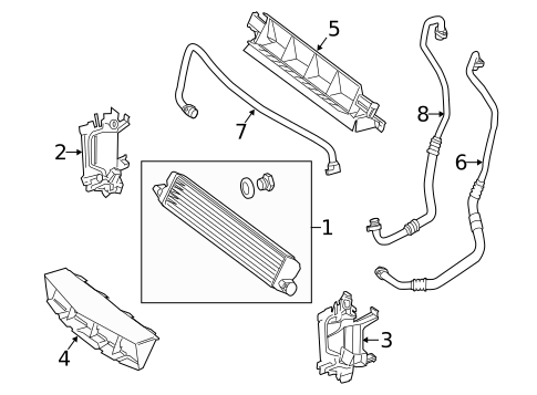 Oil Cooler for 2016 Mercedes-Benz CLS63 AMG S #0