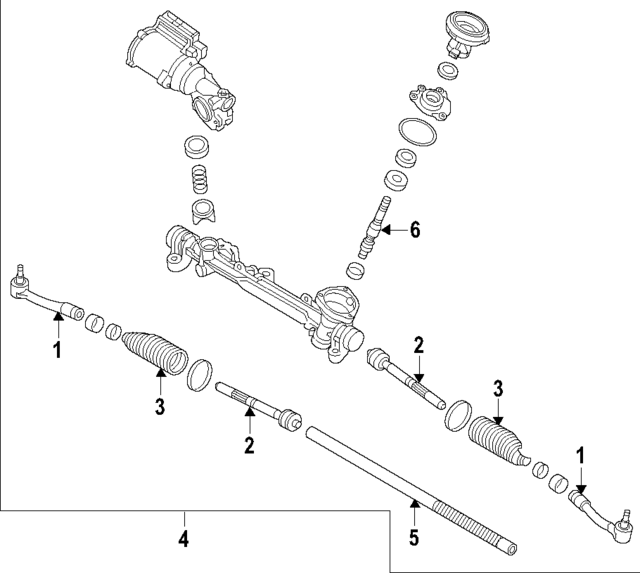 56500C5500 - : Steering Gear for Kia Image