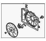 25380M6000 - : Fan Assembly for Kia: Forte Image
