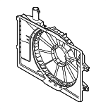 25350F2000 - Cooling System: Fan Shroud for Kia: Forte Image