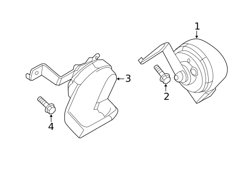 Horn for 2013 Nissan Sentra #0