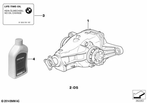 Rear-Axle-Drive for 1998 BMW 318is #0