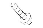 1244206207K - Body: Bumper Cover Screw for Kia Image