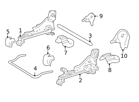 Tracks & Components for 2000 Toyota Tundra #3