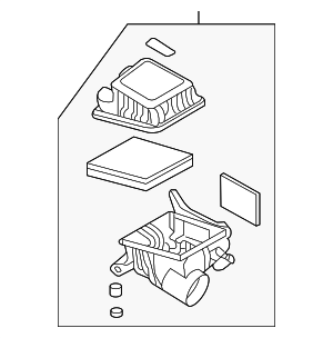 281102G100 - : Air Cleaner Assembly for Kia: Optima Image
