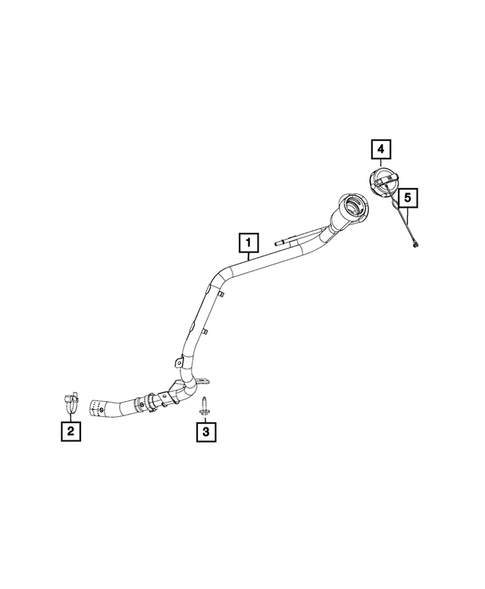 Fuel Tank Filler Tube for 2016 Ram ProMaster City #0