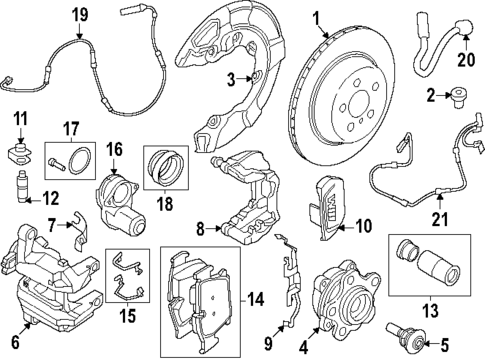 Brake Components for 2024 BMW i5 #1