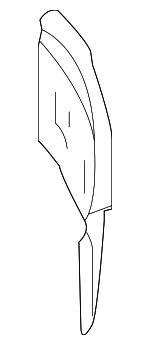 98750165100GRV - : Corner Panel for Porsche: Boxster, Cayman Image