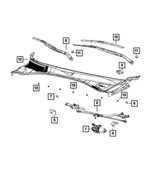 68040243AD - Electrical: Cowl Mucket for Mopar Image