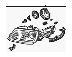 5496385 - Electrical: Headlamp Assembly for Saab: 9-5 Image