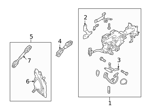 Steering Column Assembly for 2019 INFINITI Q50 #0
