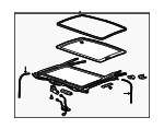 89022704 - Body: Sunroof Assembly for Chevrolet: Impala, Monte Carlo Image