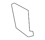 5385712010 - Body: Rear Seal Lower Clip for Scion: iM | Toyota: 4Runner, bZ4X, C-HR, Camry, Corolla, Corolla Cross, Corolla iM, Crown, Crown Signia, GR Corolla, Land Cruiser, Mirai, Prius, Prius AWD-e, Prius Prime, RAV4, RAV4 Prime, Venza Image