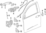 85626168 - : Door Check for Chevrolet: Colorado | GMC: Canyon Image