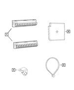 4606858AA - Electrical: Battery Terminal Cover for Chrysler: 300 | Dodge: Challenger, Charger, Magnum | SRT: Viper Image