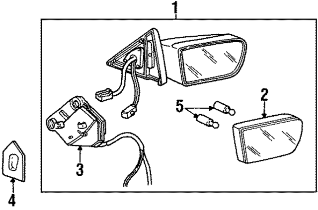 3636609 - : Mirror Assembly for GM Image