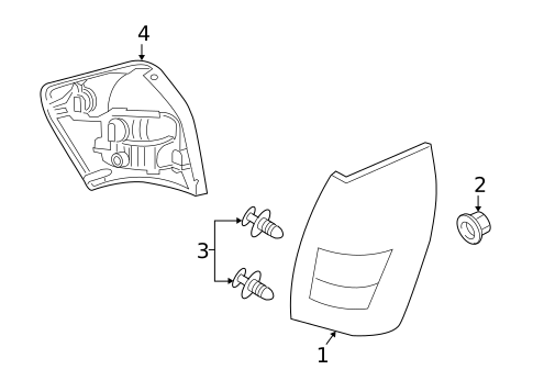 Tail Lamps for 2007 Dodge Magnum #0