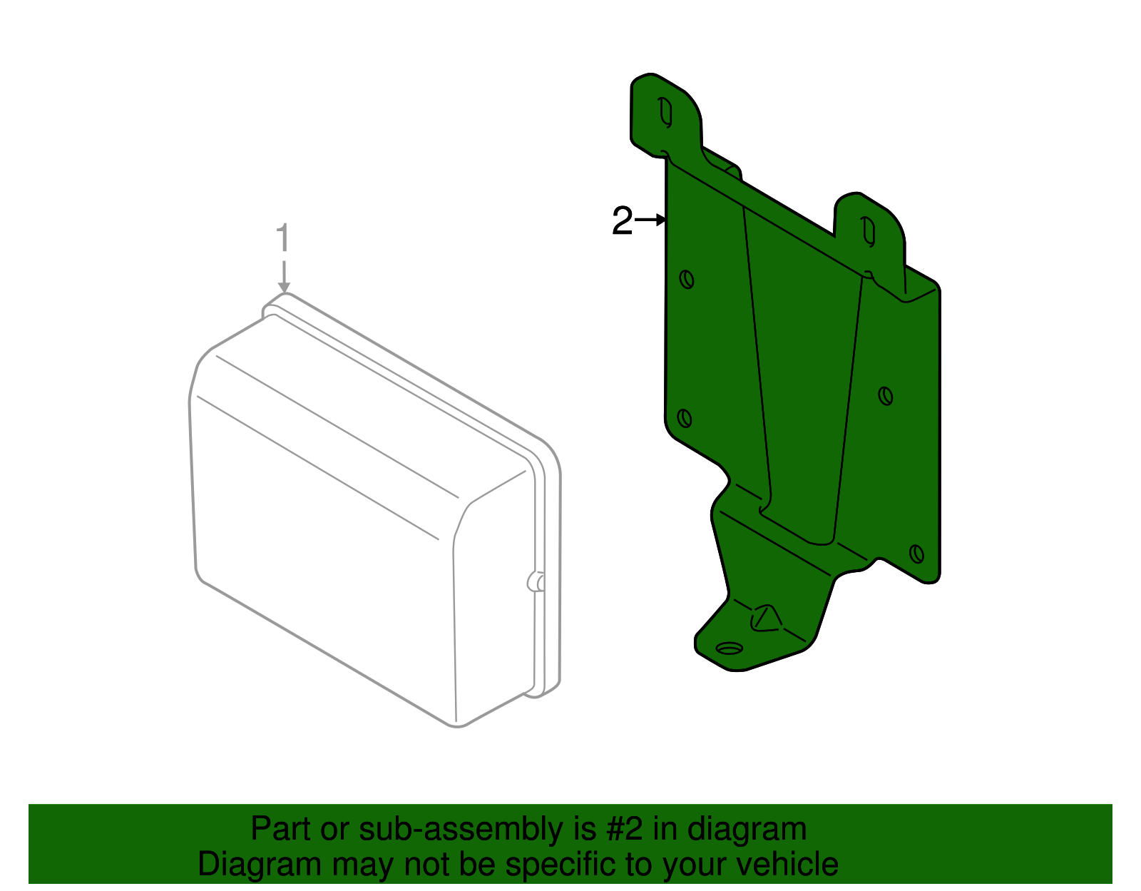 Mount Bracket - BMW (66316790044)