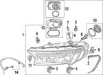 4M0941782 - : Headlamp Assembly for Audi: Q7, SQ7 Image