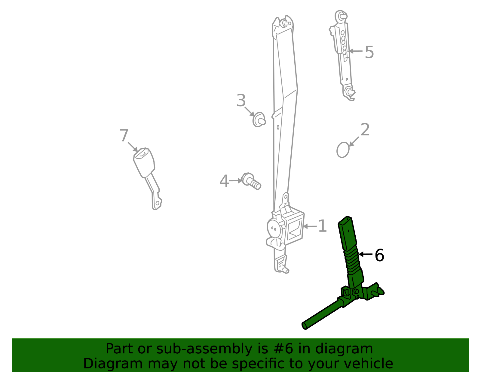 2010-2013 Kia Forte Pre-Tensioner 88831-1M800 | OEM Parts Online
